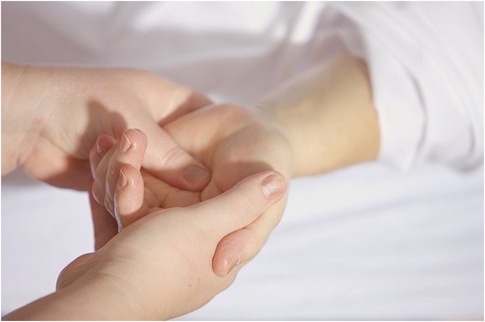 holding hands women sharing their frontline