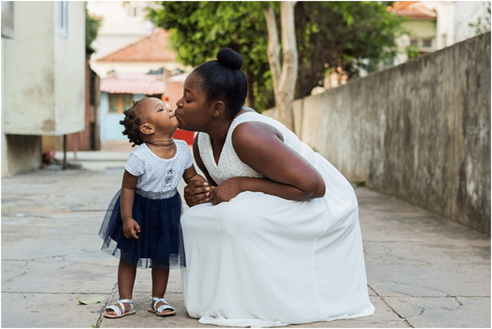 woman with small child mother's day